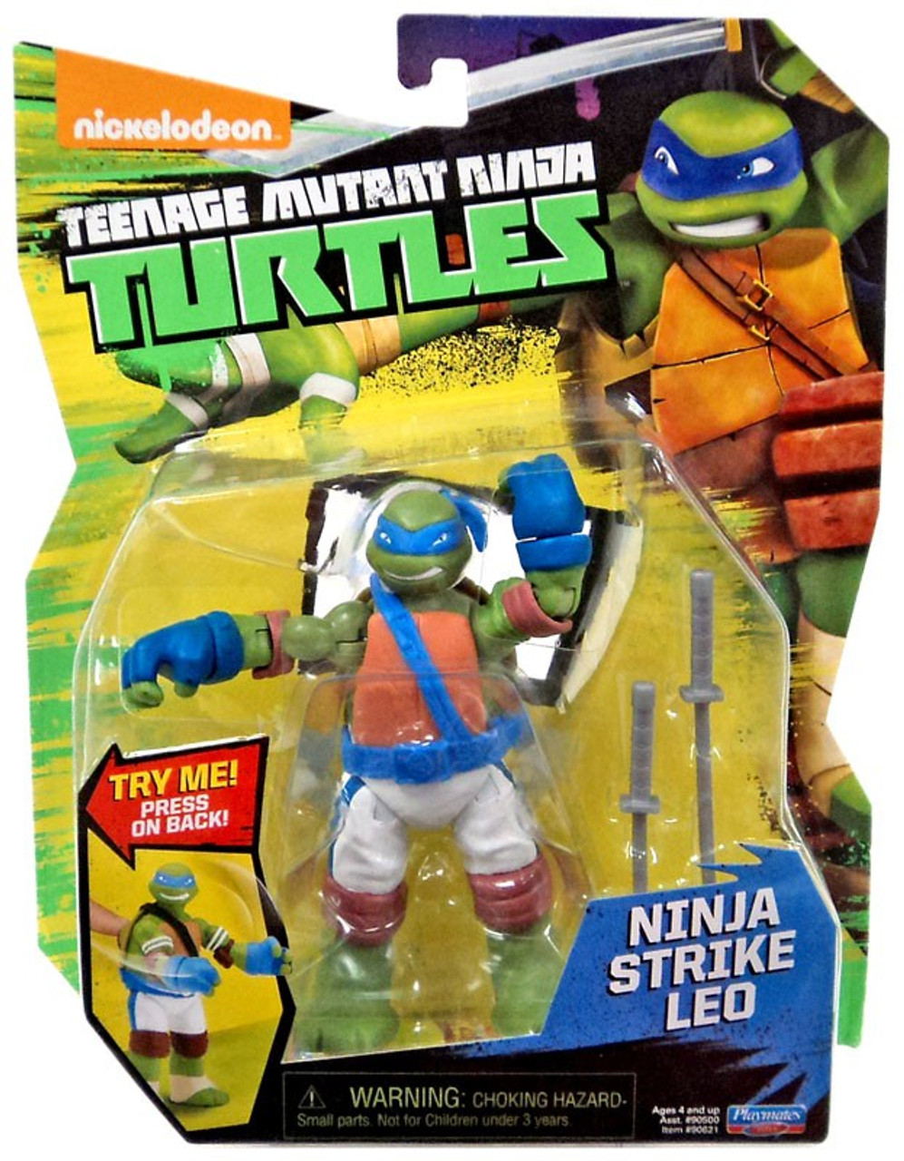 Teenage Mutant Ninja Turtles Nickelodeon Ninja Strike Leo 4 Figure Playmates - ToyWiz