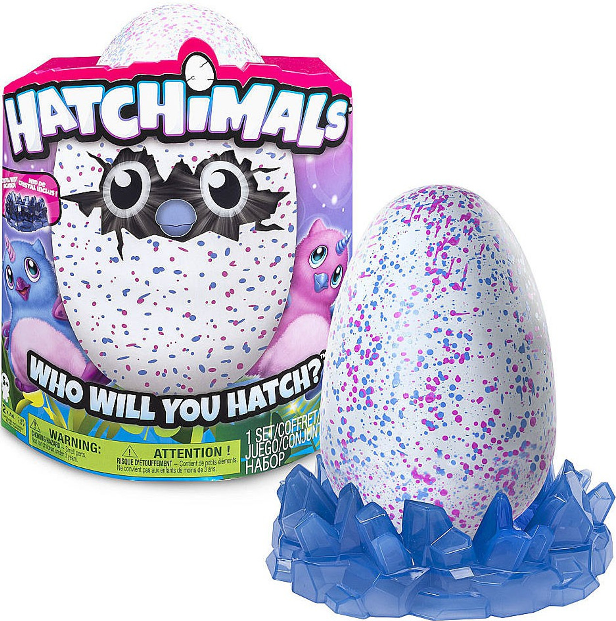 hatchimal glittering garden owlicorn