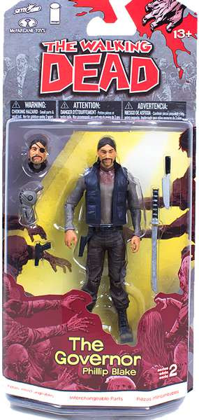 Mcfarlane Toys The Walking Dead Comic Series 2 The Governor Action Figure Phillip Blake Damaged Package Toywiz This action figure shows the governor, wearing his famous riot gear from the classic kill them all scene in issue 42. toywiz com