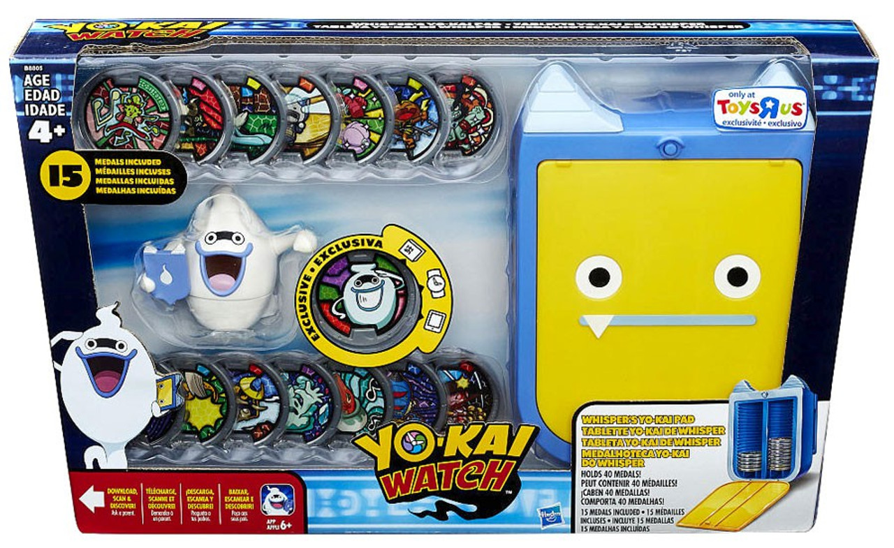 Yo Kai Watch Whispers Yo Kai Pad Exclusive Playset Hasbro Toys Toywiz - wwe pants cool paad roblox