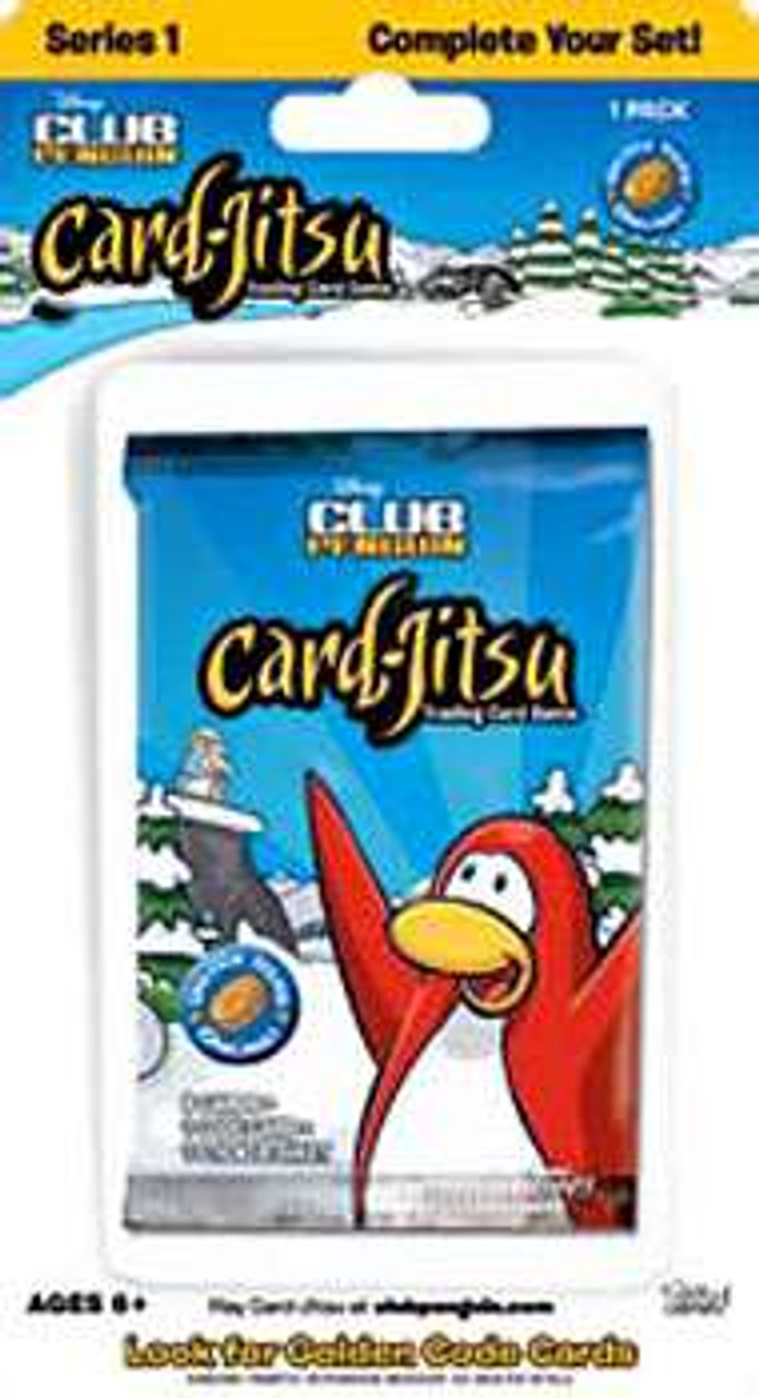 Club Penguin Card Jitsu Trading Card Game Series 1 Booster Pack Blister Pack Topps Toywiz