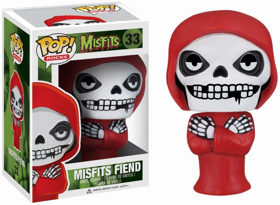 【廃盤・激レア】Funko POP! Rocks ミスフィッツ・フィエンド 33 Funko Misfits POP Rocks Misfits Fiend Vinyl Figure 33 - ToyWiz