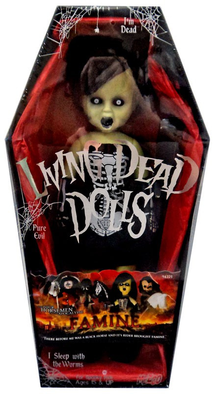 【未開封】メズコ リビングデッド ドールズ FAMINE ファーミン　ホラー Living Dead Dolls The Four Horsemen Famine Doll Mezco Toyz - ToyWiz