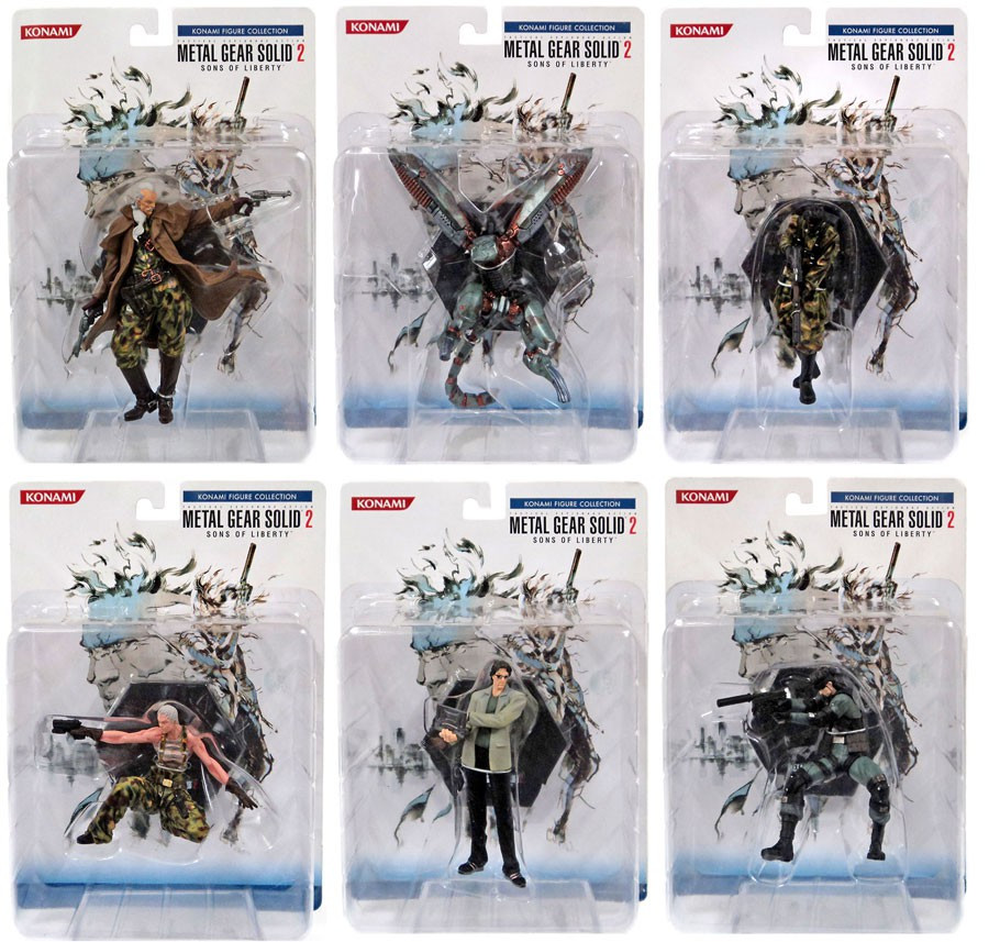 Metal Gear Solid 2 Sons of Liberty PVC Art Statues Series 1 Metal