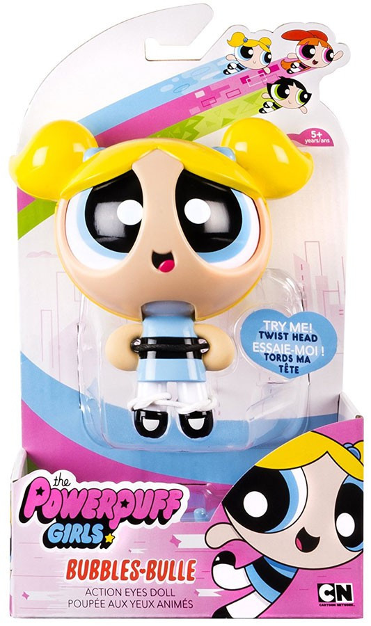 The Powerpuff Girls Bubbles Action Eyes Doll Spin Master - ToyWiz