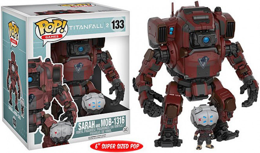 Funko Titanfall 2 Pop Games Sarah Amp Mob 1316 6 Inch Vinyl Figure 133 Super Sized