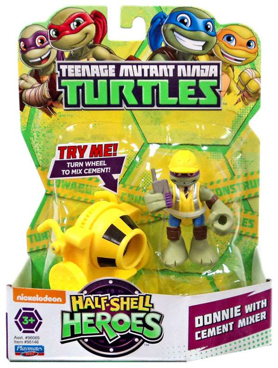 Teenage Mutant Ninja Turtles Tmnt Half Shell Heroes Donnie With Cement Mixer Action Figure Playmates Toywiz - tmnt 2003 lair roblox