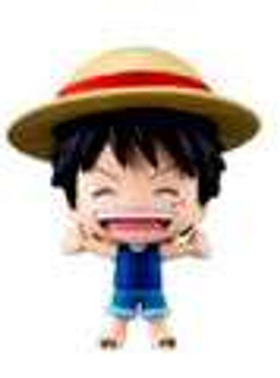 One Piece Super Deformed Vol 3 Luffy Mini Figure Bandai America Toywiz - luffy in a bag roblox