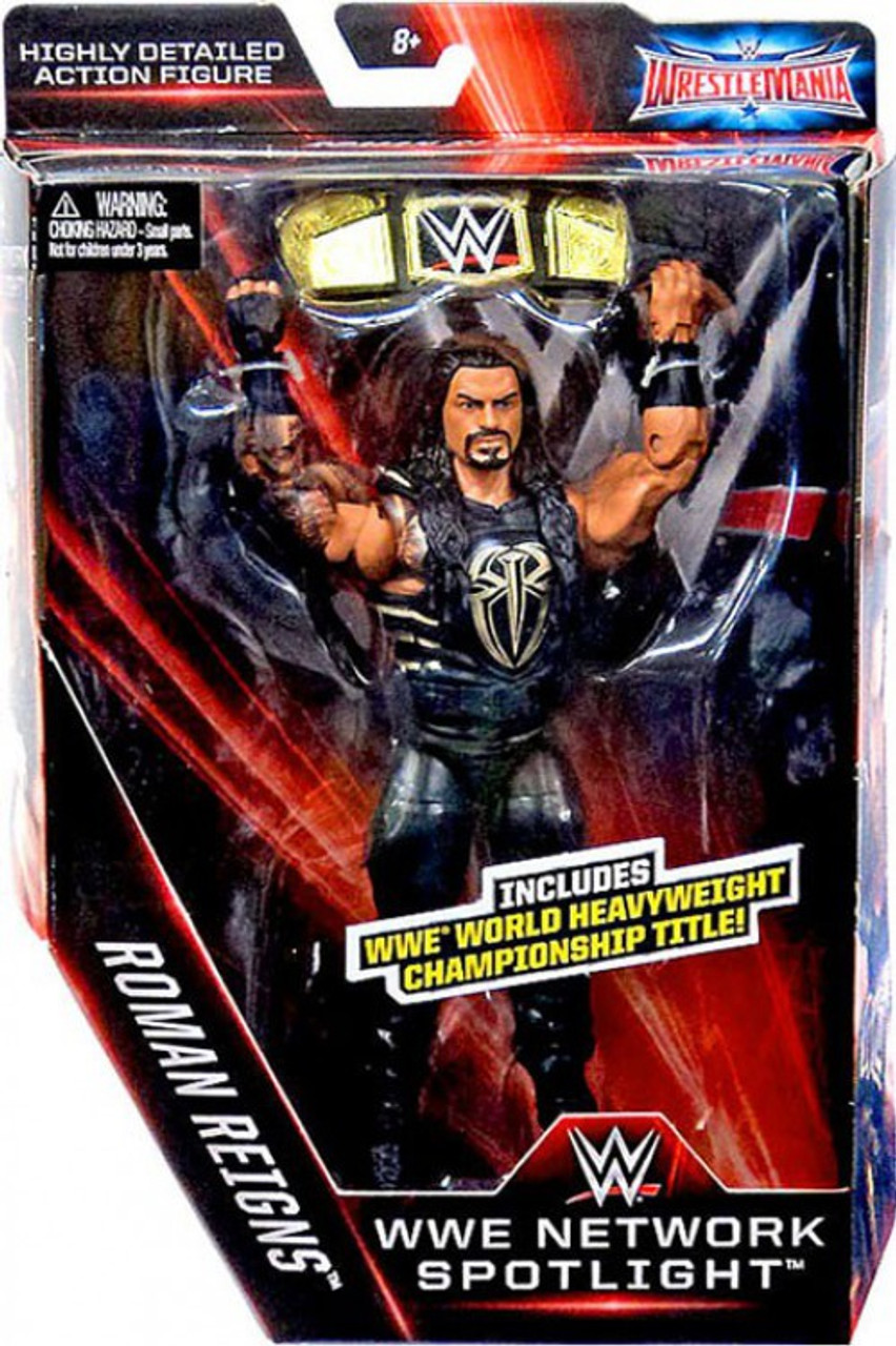 Wwe Wrestling Elite Network Spotlight Roman Reigns Exclusive 6 Action Figure World Heavyweight Championship Title Mattel Toys Toywiz