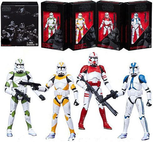 Star Wars The Black Series フィギュア 4体セット Star Wars Black Series Clone Troopers of Order 66 Exclusive 6