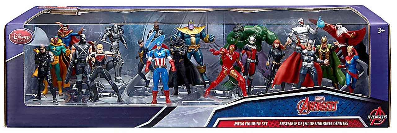 mega figurine set avengers