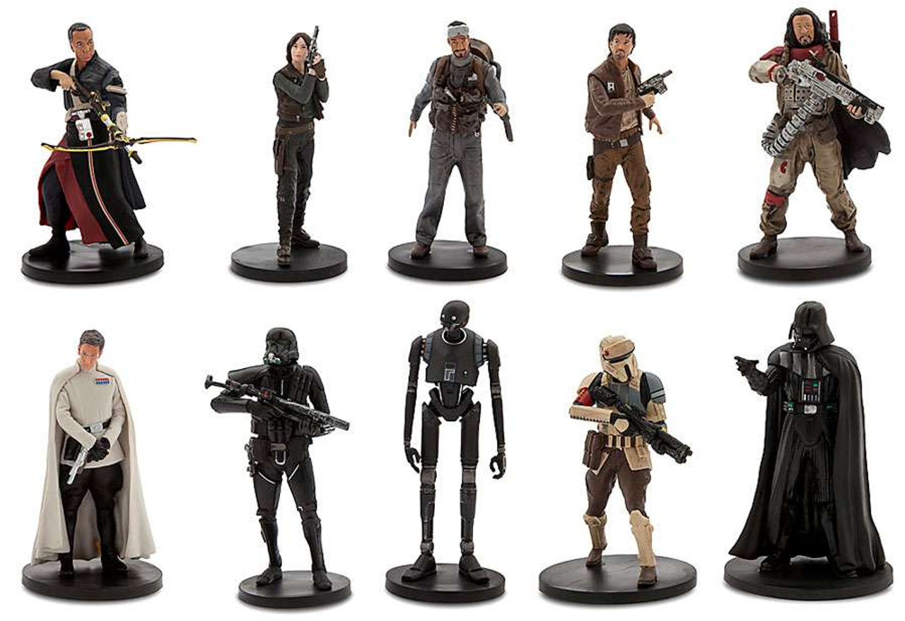 Disney Star Wars Rogue One Exclusive 10Piece PVC Figure Play Set ToyWiz