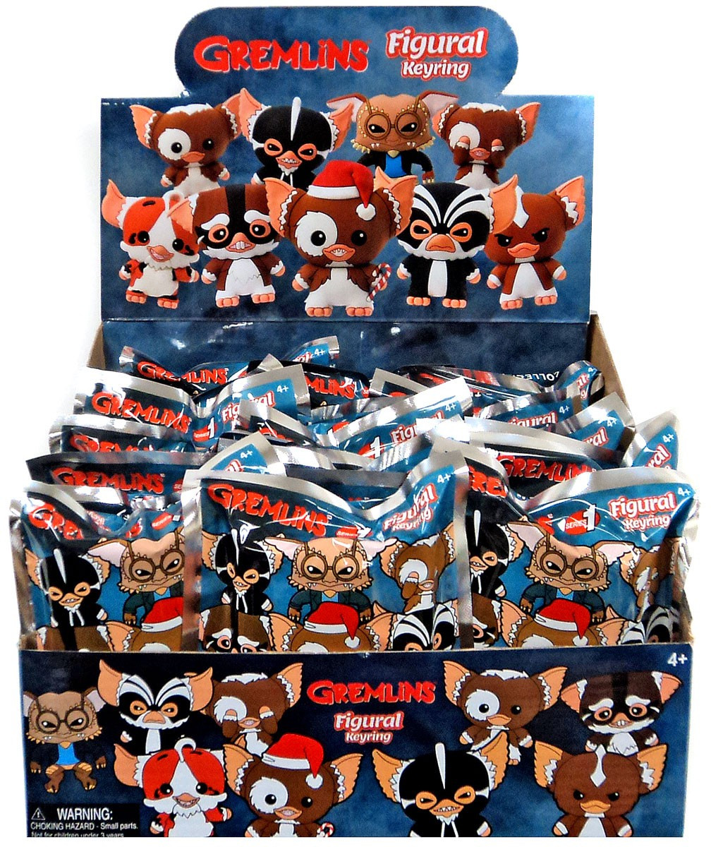 Gremlins 3D Figural Keyring Gremlins Series 1 Mystery Box 24 Packs