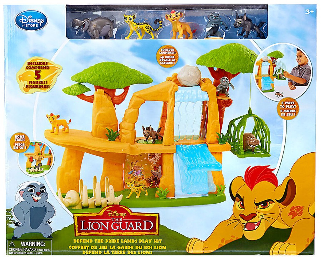 disney lion guard battle for the pride lands playset