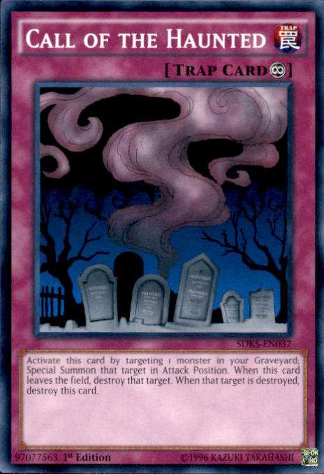 Yugioh Seto Kaiba Structure Deck Single Card Common Call Of The Haunted Sdks En037 Toywiz