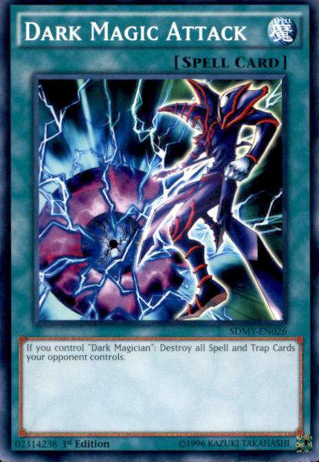 Yugioh Yugi Muto Structure Deck Single Card Common Dark Magic Attack Sdmy En026 Toywiz