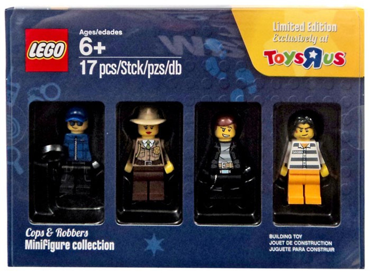 Lego Bricktober Cops Robbers Exclusive Minifigure Collection 4 Pack Toywiz