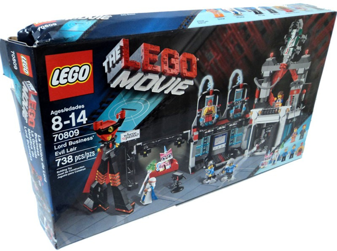 The Lego Movie Lord Business Evil Lair Set 70809 Damaged Package