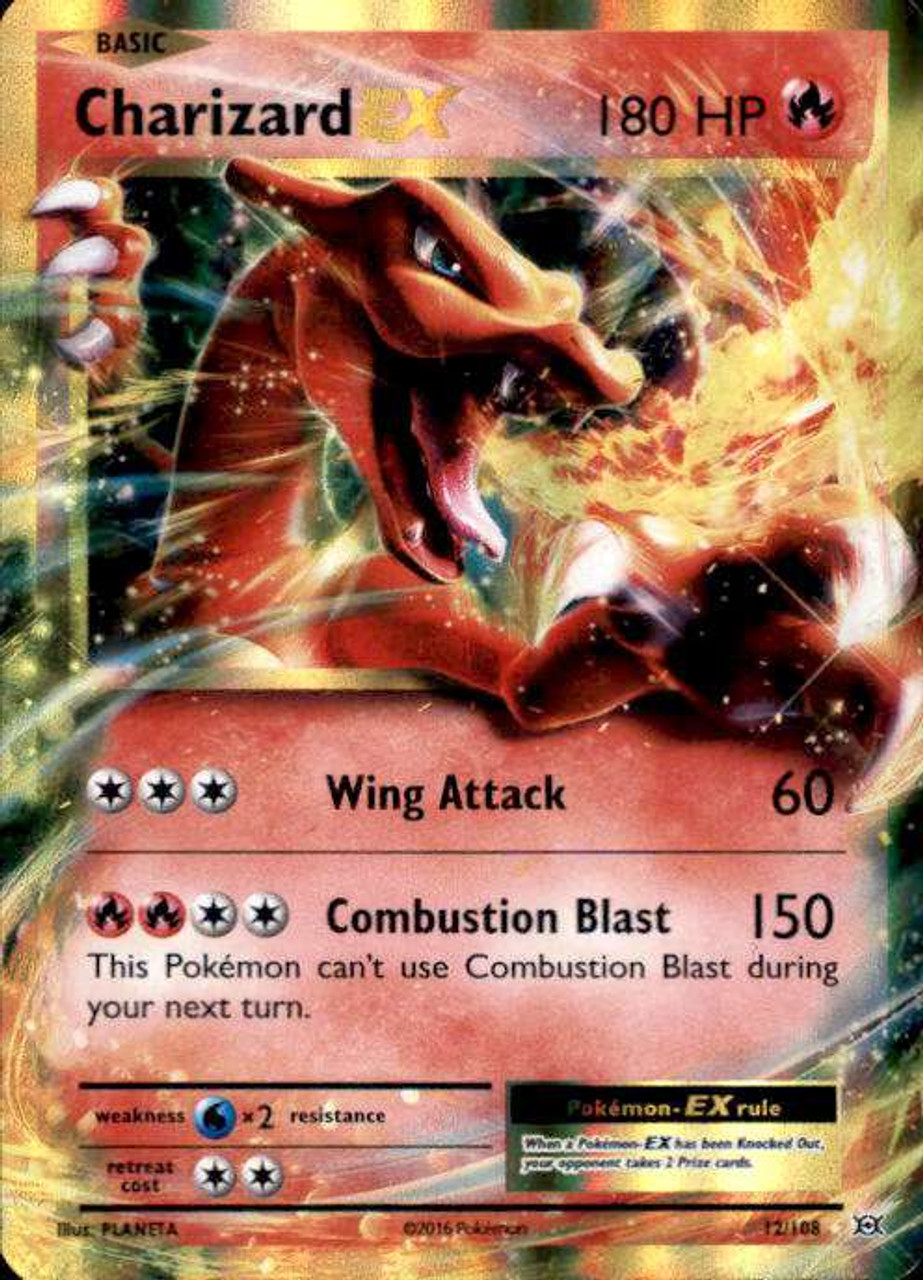 Pokemon X Y Evolutions Single Card Ultra Rare Charizard EX 12 ToyWiz pokemon-x-y-evolutions-single-card-ultra-rare-charizard-ex-12-toywiz