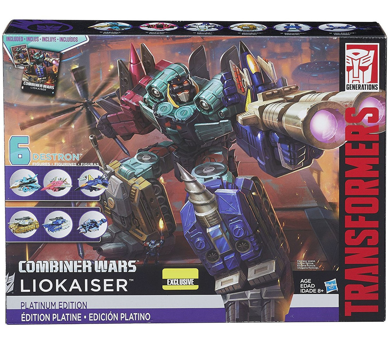 Transformers Combiner Wars Platinum Edition Liokaiser Exclusive Voyager