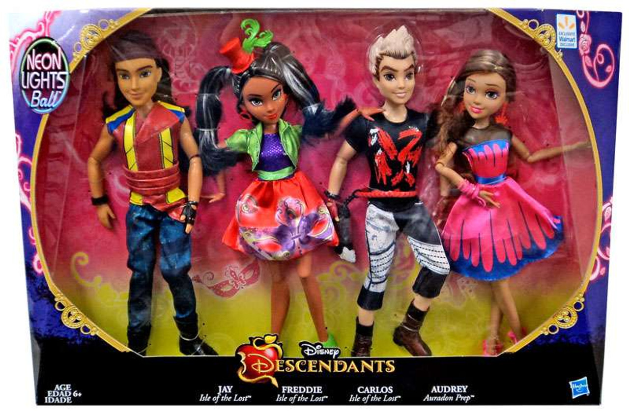 Disney Descendants Neon Lights Ball Jay Freddie Carlos Audrey 