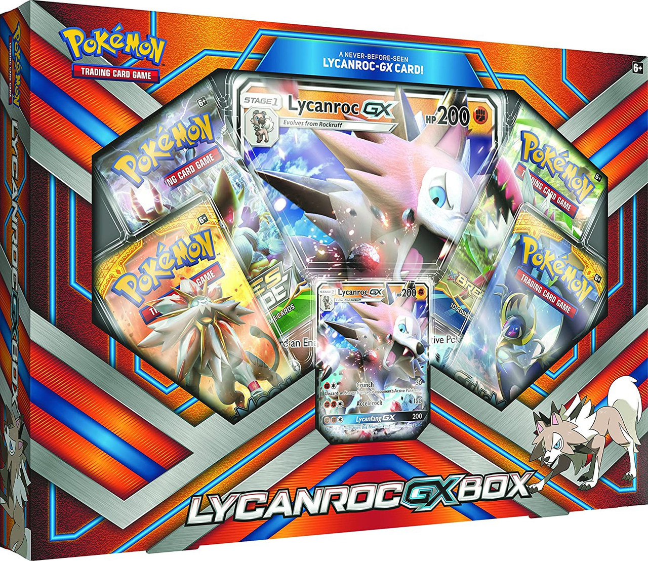 Pokemon Trading Card Game Lycanroc GX Box Pokemon USA ToyWiz Pokemon Trading Card Game Lycanroc GX Box Pokemon USA ToyWiz