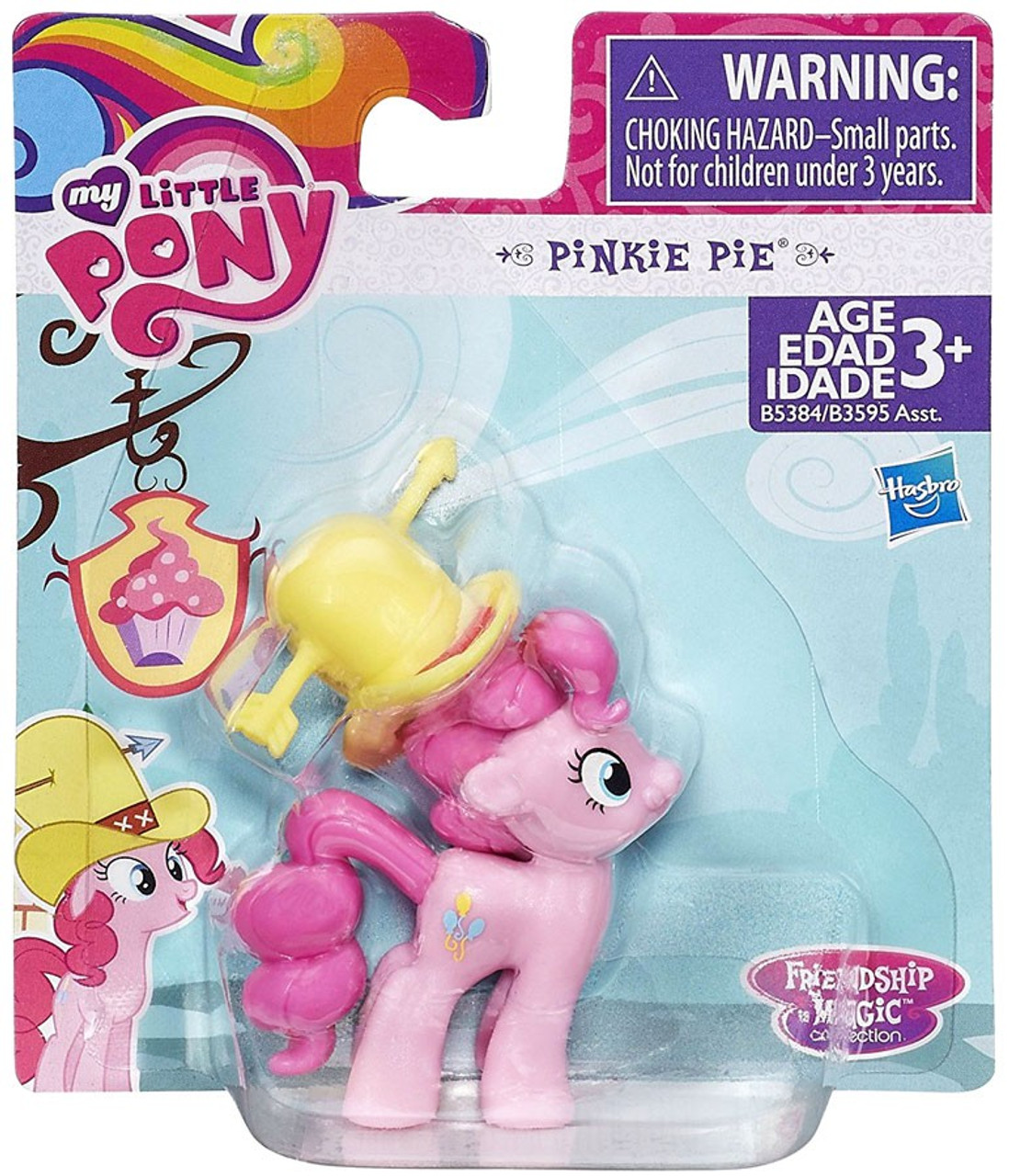 My Little Pony Friendship Is Magic Pinkie Pie Mini Figure Hat Hasbro Toys Toywiz - pinkie with aa 12 roblox