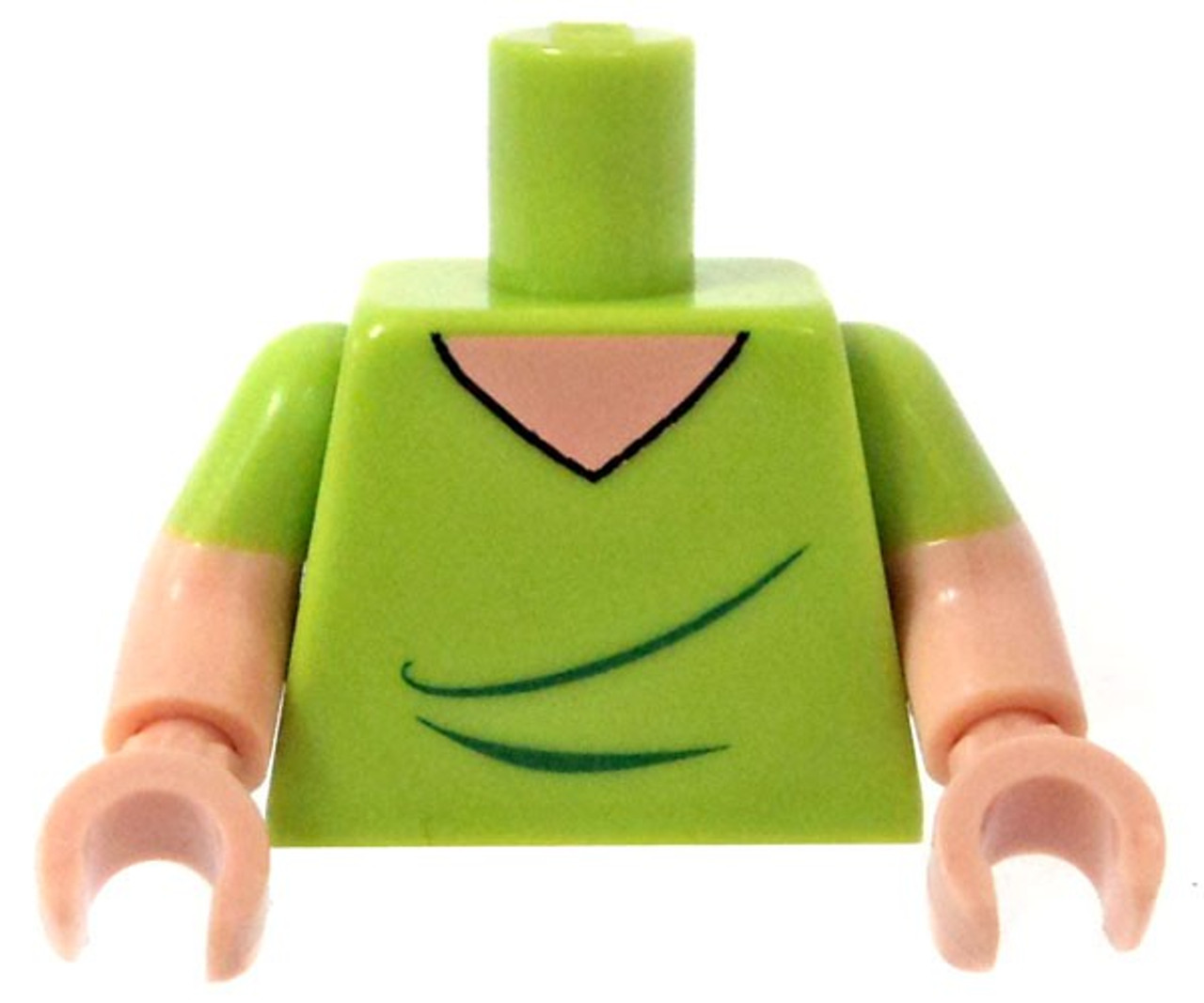 Lego Minifigure Parts Lime Green T Shirt Loose Torso Loose Toywiz - torso sonic t shirt roblox