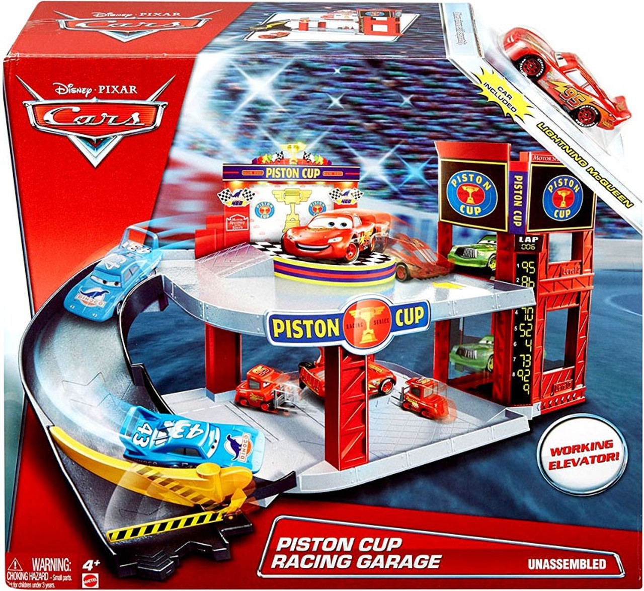 cars piston cup garage