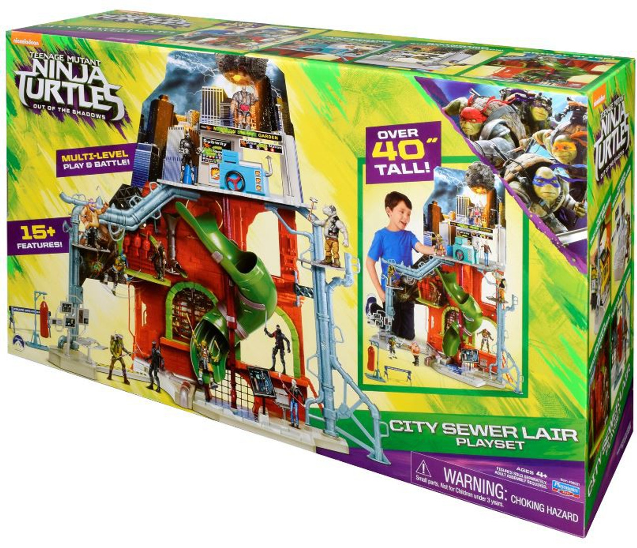 teenage mutant ninja turtles city sewer lair playset