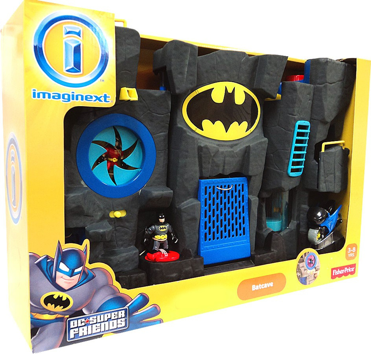 imaginext robo batcave playset