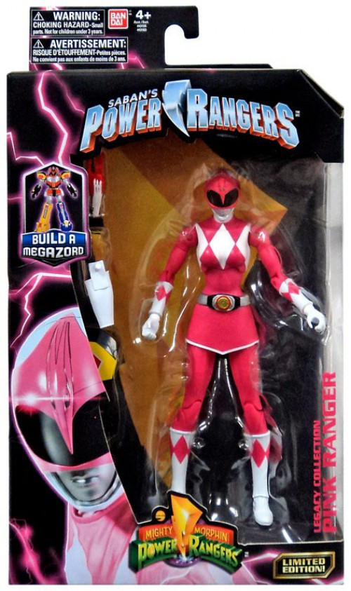 Power Rangers Mighty Morphin Legacy Build A Megazord Pink Ranger 6 5 Action Figure Mmpr Bandai America Toywiz