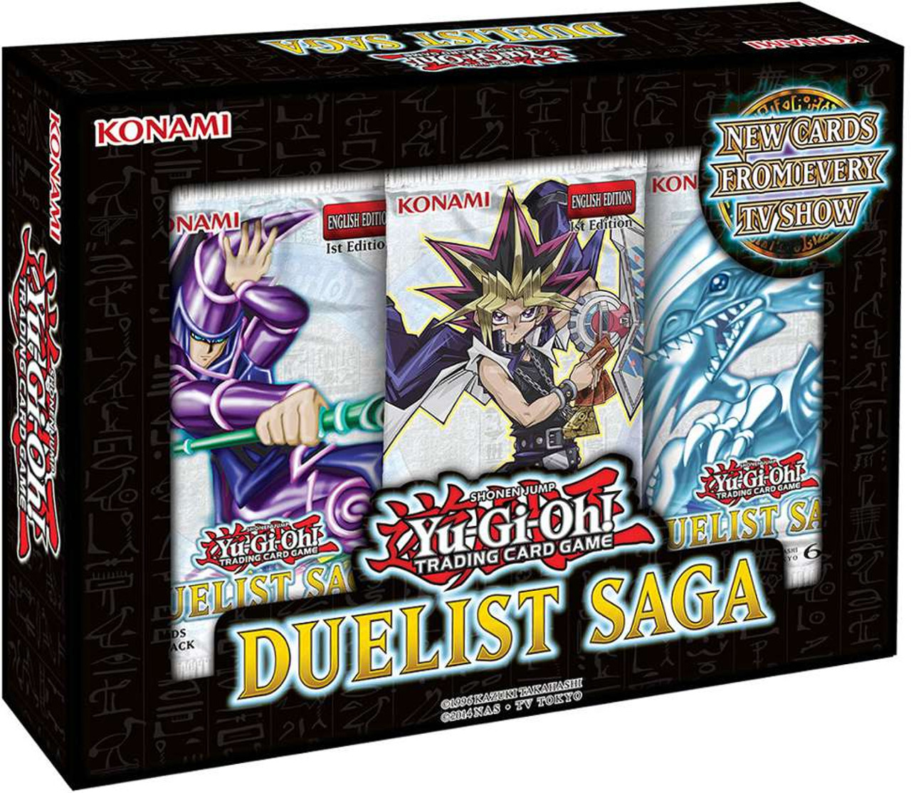 3 Packs of 5 Cards Yu-Gi-Oh Duelist Saga Mini Booster Box New & Sealed