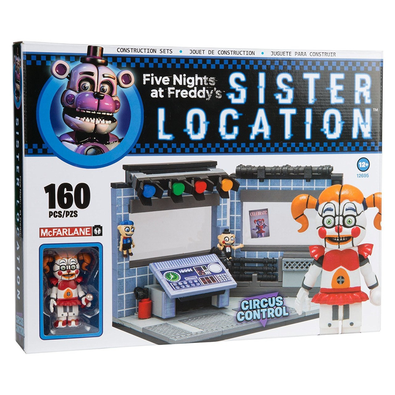 Mcfarlane Toys Five Nights At Freddys Sister Location Circus Control Construction Set Circus Baby Toywiz - babys nightmare circus rp roblox