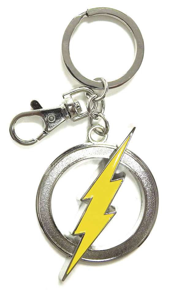 Dc The Flash The Flash Logo Pewter Key Ring Monogram Toywiz