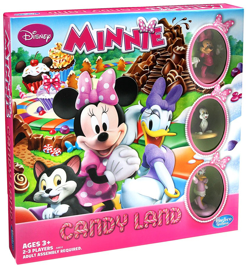 Disney Minnie Mouse Minnie Candy Land Board Game Sweet Treats Edition