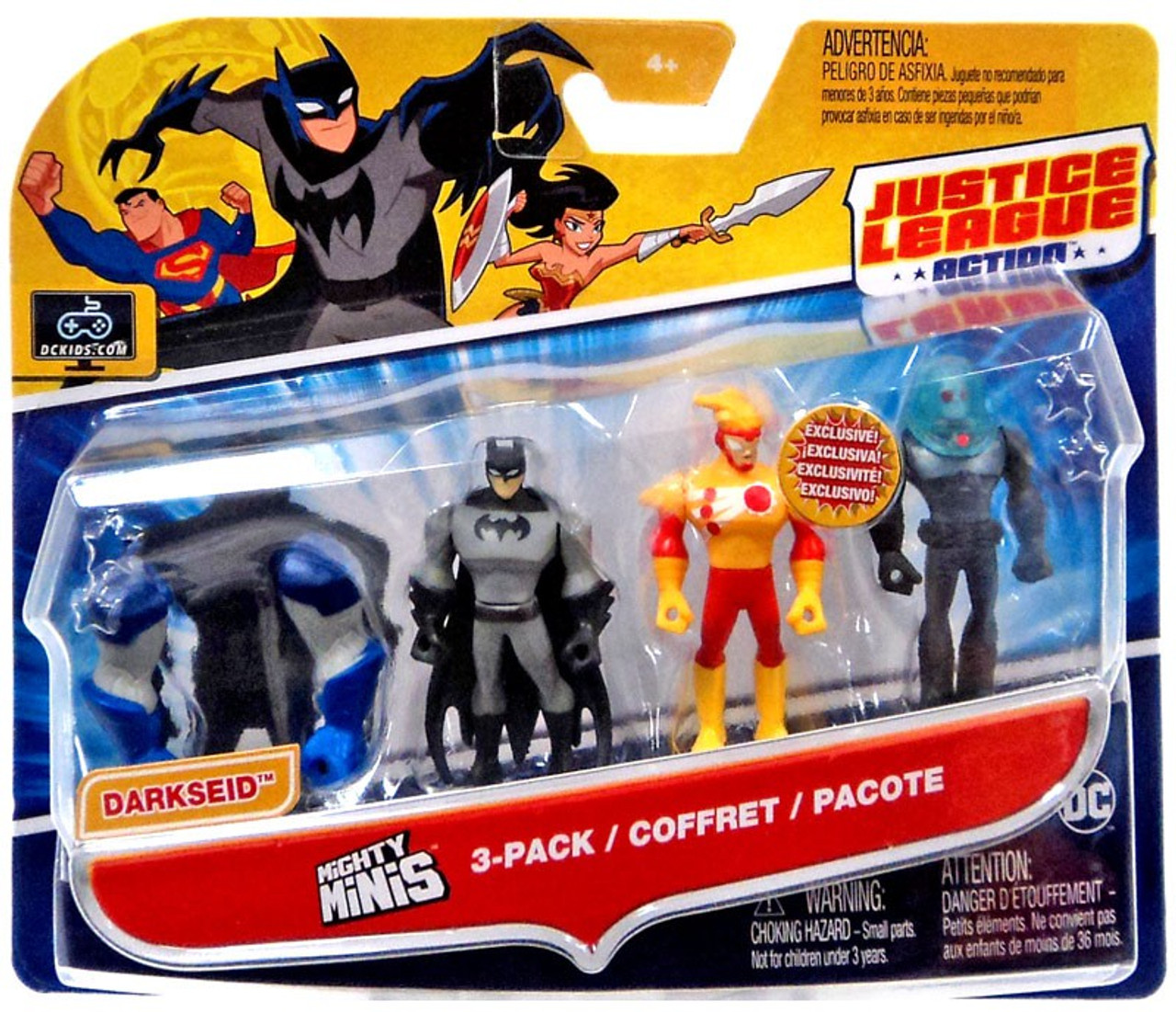 Justice League Action Mighty Minis Build Darkseid Batman, Firestorm Mr. Freeze Mini Figure 3