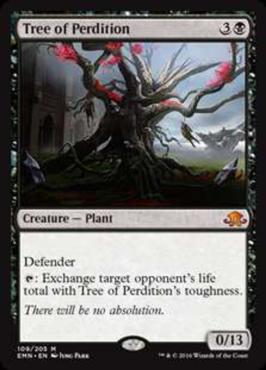 Magic The Gathering Eldritch Moon Single Card Mythic Rare Tree Of Perdition 109 Foil Toywiz - glowing foil tree roblox