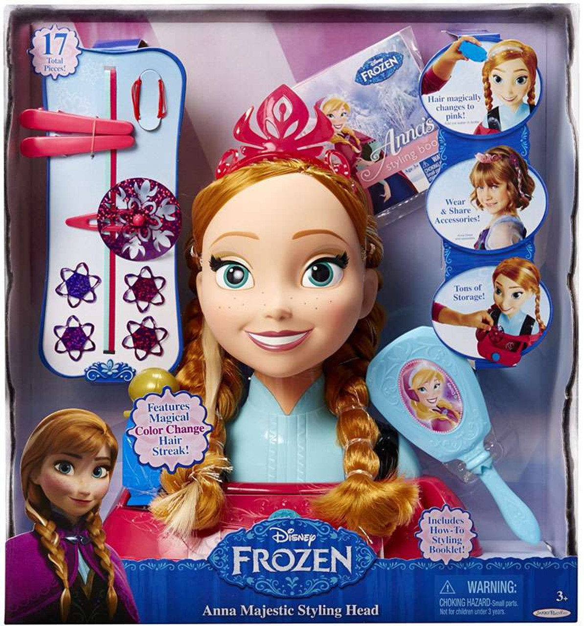 disney frozen anna styling head