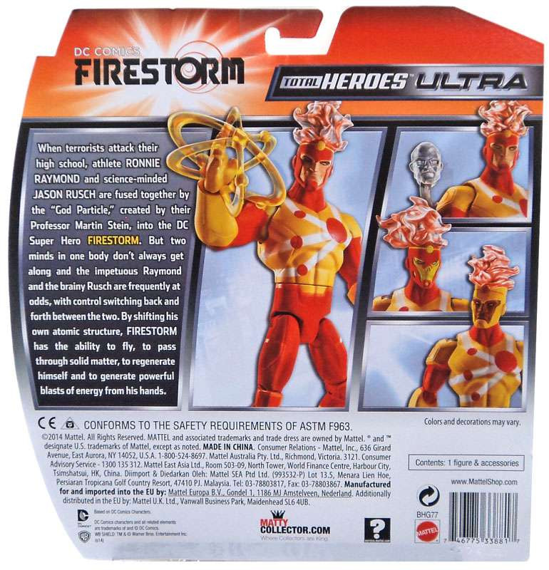 DC Total Heroes Ultra Firestorm 6 Action Figure Mattel Toys ToyWiz