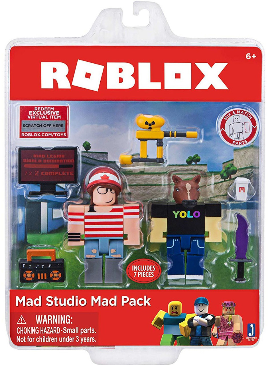 Roblox Mad Studio Game Pack - shopping toywiz roblox action figures toy figures
