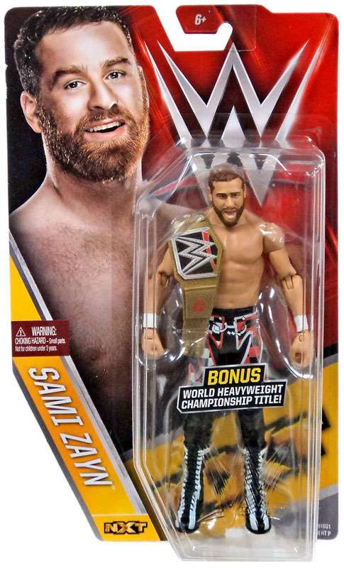 絶版品　WWE ビッグラバーガイズ社 LJNタイプ ウオーロード　新品未開封 WWE Wrestling Series 61 Sami Zayn 6 Action Figure NXT,World