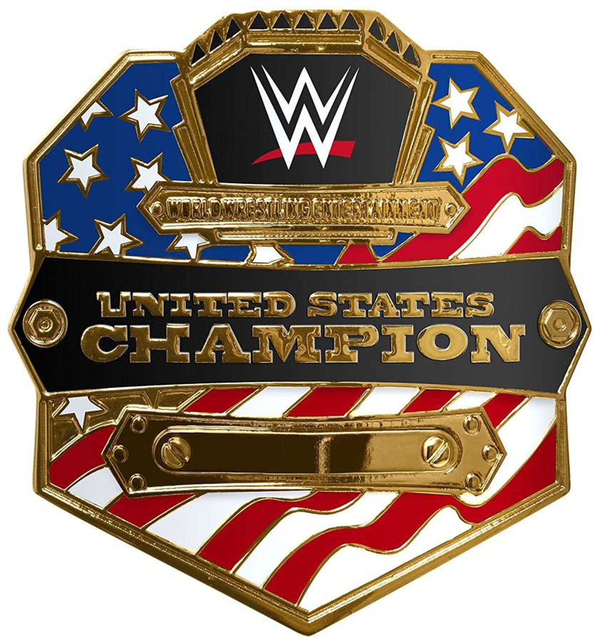 WWE Wrestling United States Championship Title Belt Buckle Jakks ...