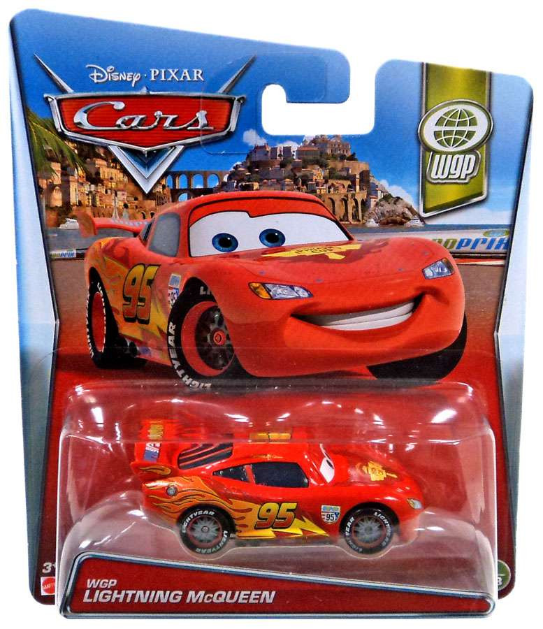 Disney Pixar Cars WGP Lightning McQueen 155 Diecast Car 113 Mattel