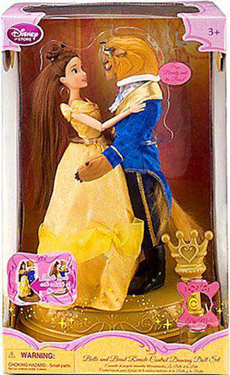 beauty and the beast deluxe doll set