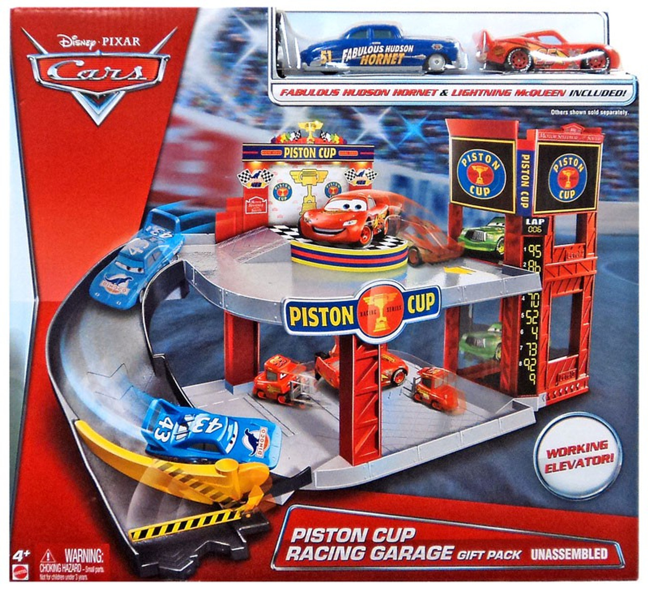 cars 3 motorized garage