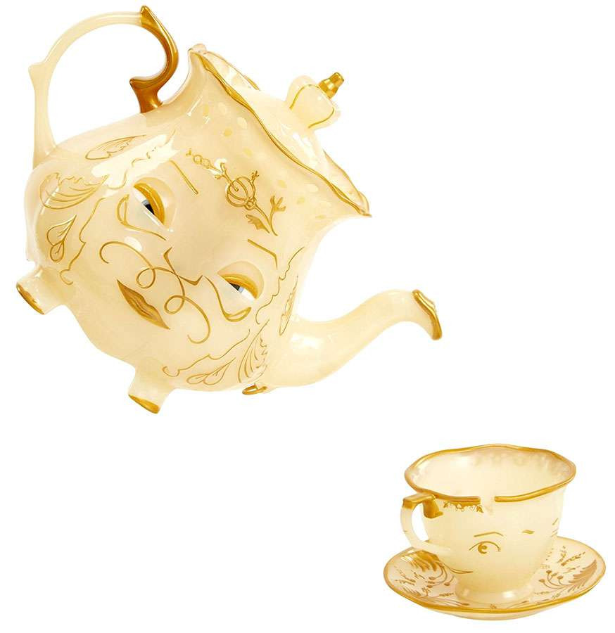 Красавица и чудовище посуда картинки