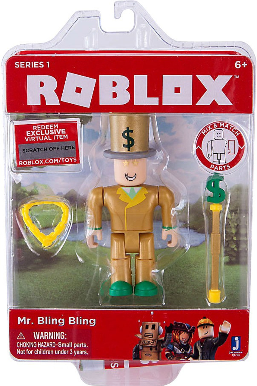 Roblox Mr Bling Bling 3 Action Figure Jazwares Toywiz - amazon com roblox apocalypse rising 4x4 vehicle toys games