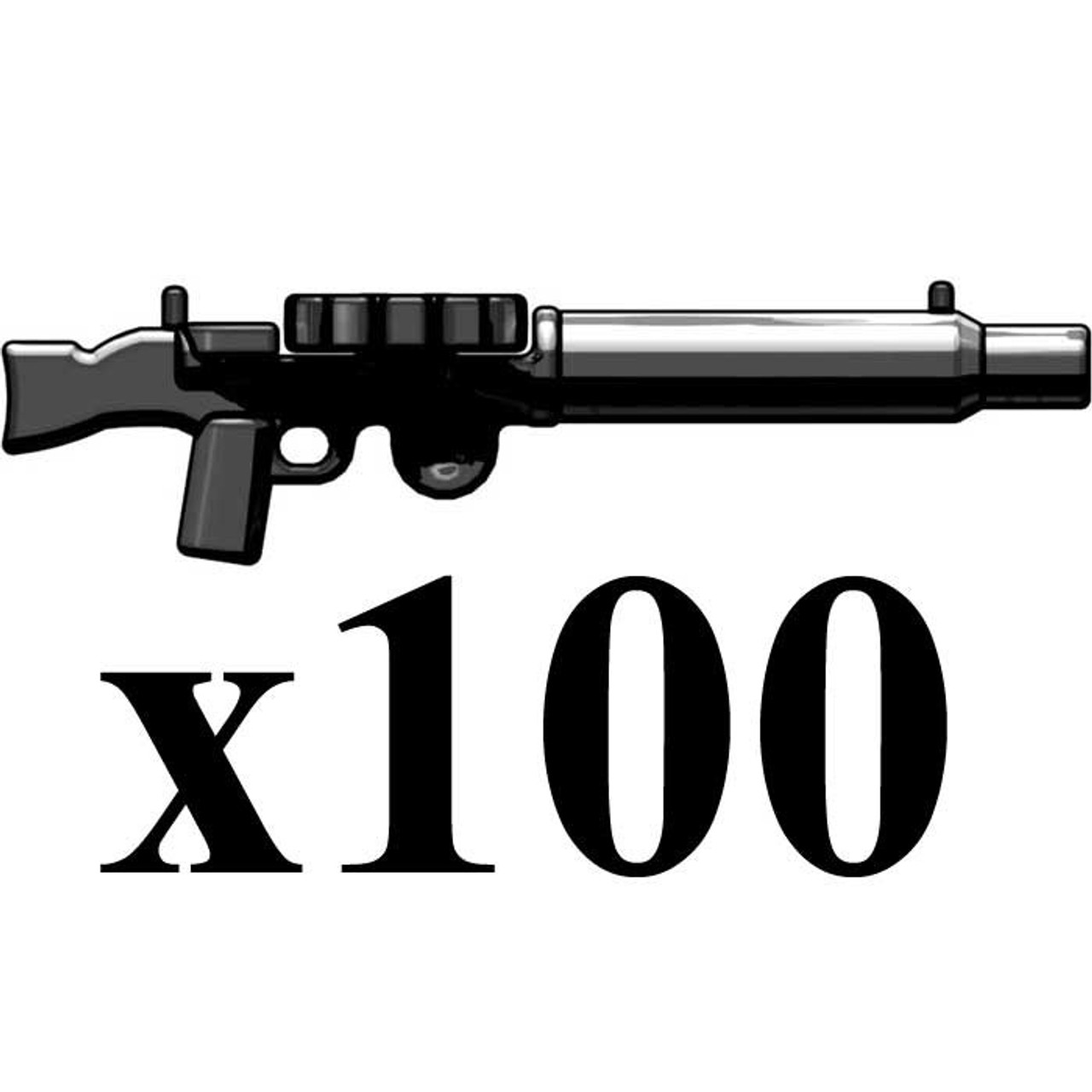 Brickarms Weapons Lot Of 100 Lewis Heavy Machine Gun 2 5 Black Toywiz - sten gun ww2 sub machine gun roblox