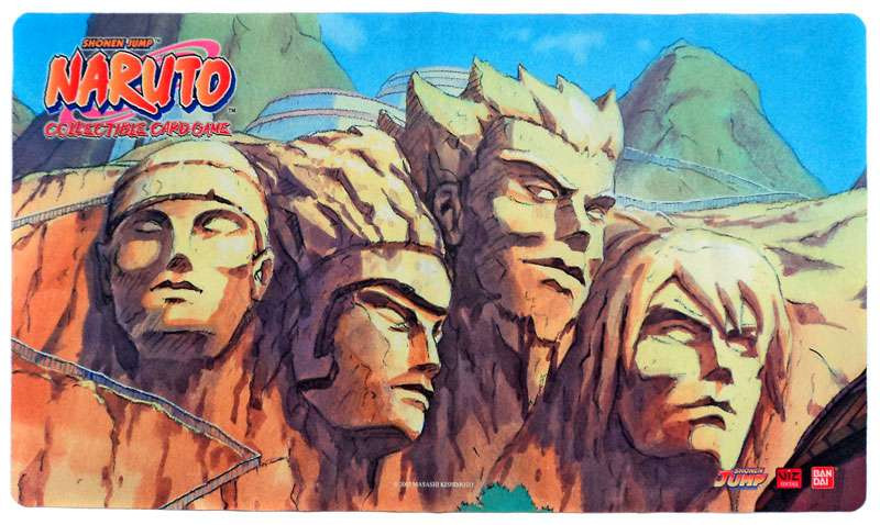 Naruto Card Game Hokage Rock Play Mat Bandai America - ToyWiz